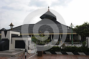 Demak, 28 June 2021 - The Great Mosque of Demak City is a relic of the past of the Islamic Empire