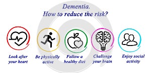 Dementia.How to reduce the risk?