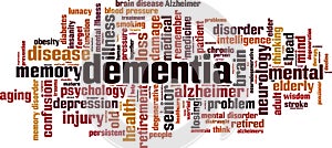 Dementia word cloud