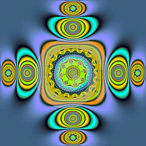 Fractal: Dementional Clockwork in Bright, Smooth Colors photo