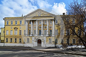 Demidov city estate, Gorokhovsky lane, now Institute of Geodesy and Cartography Engineers in Moscow, Russia