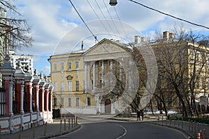 Demidov city estate, Gorokhovsky lane, now Institute of Geodesy and Cartography Engineers in Moscow, Russia