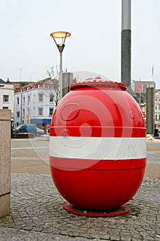 Demilitarized WW2 sea mine in Bristol