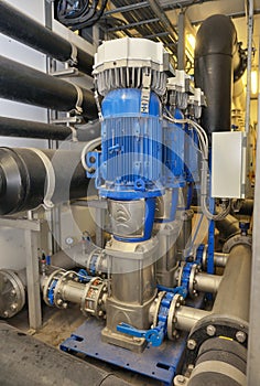 Demineralized water treatment inside of plant