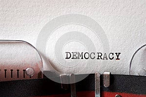 Democracy concept view