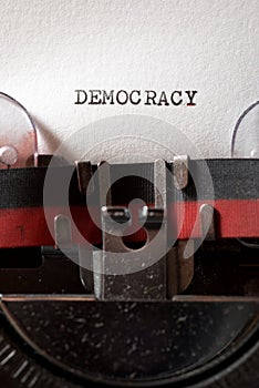 Democracy concept view