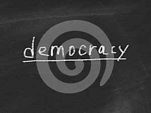 Democracy Concept Word