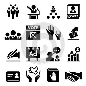 Democracy & election icon