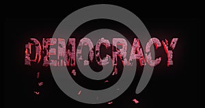 Democracy failing as government declines - video animation