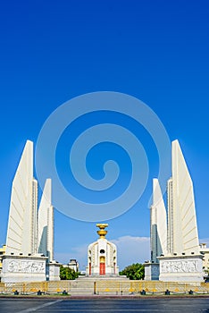 The Democracy Monument in Bangkok, Thailand.