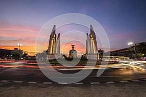 The Democracy Monument is a historical of constitution monument in Bangkok, Thailand