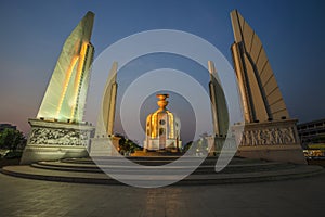 The Democracy Monument is a historical of constitution monument in Bangkok, Thailand