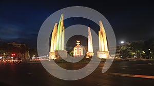 The Democracy Monument is a historical of constitution monument in Bangkok, Thailand.