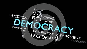 Democracy or self determination from elective government - video animation