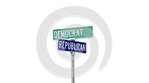 Democrat and Republican Political Parties