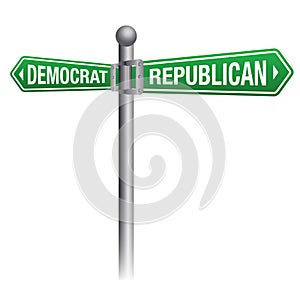 Democrate Versus Republican Theme