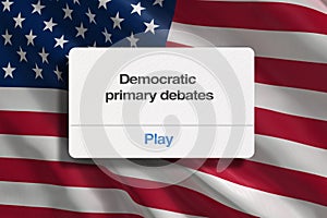 Democratic primary debates i photo