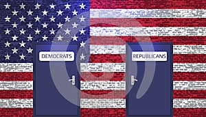 Democrats and Republicans photo