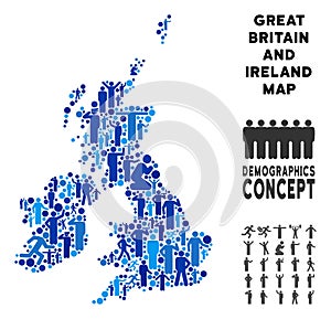 Demographics Great Britain And Ireland Map