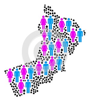 Demographics Oman Map