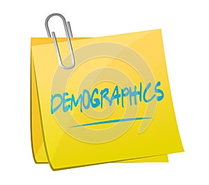 demographics post it illustration design photo
