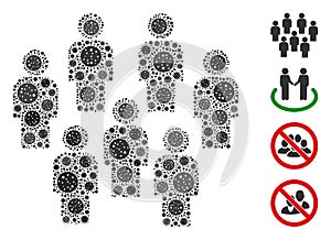 Demography Mosaic of Covid Virus Elements