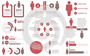 Demography - People Infographics