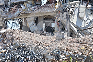 Demolition of building 7