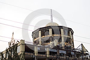 Demolition of Kigali Top Tower Hotel, Rwanda photo