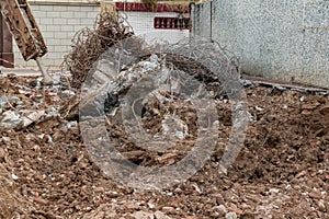 Demolition of old building