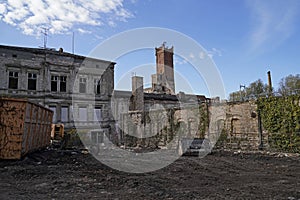 Demolition of the storage building of the Boellberger MÃ¼hle