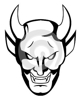 Demon face