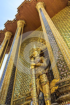 Demon guardian, Grand Palace & Temple of the Emerald Buddha, Bangkok, Thailand
