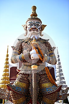 Demon Guardian at Wat Arun