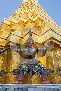 Demon guardian in Wat Phra Kaeo