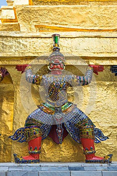 Demon guardian in Wat Phra Kaeo