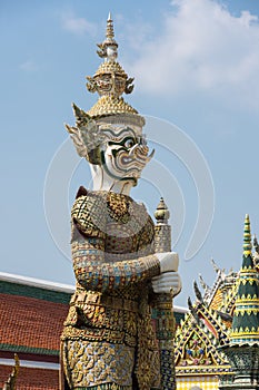 Demon guardian in Wat Phra Kaeo