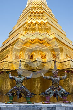 Demon guardian in Wat Phra Kaeo