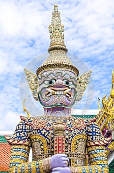 Demon Guardian in Wat Phra Kaew