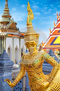 Demon Guardian at Wat Phra Kaew in Bangkok