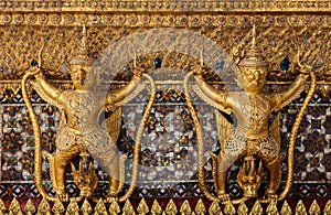 Demon Guardian at Wat Phra Kaew or Emerald Buddha Temple.