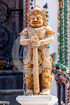 Demon Guardian at Wat Phra Kaew Grand Palace