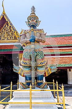 Demon Guardian at Wat Phra Kaew Grand Palace
