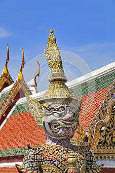 Demon Guardian Wat Phra Kaew Grand Palace Bangkok