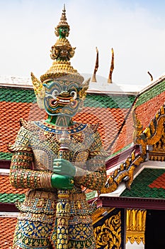 Demon Guardian Wat Phra Kaew Grand Palace Bangkok