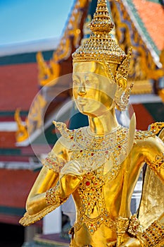 Demon Guardian at Wat Phra Kaew - the Temple of Emerald Buddha in Bangkok