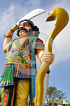 Demon Mahishasura, Mysore, India photo