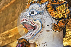 Demon of Wat Phrakaew Grand Palace Bangkok