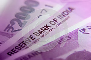 New Indian 2000 rupee currency notes