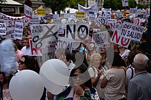Demonstration in behalf of the Public Health Service 34
